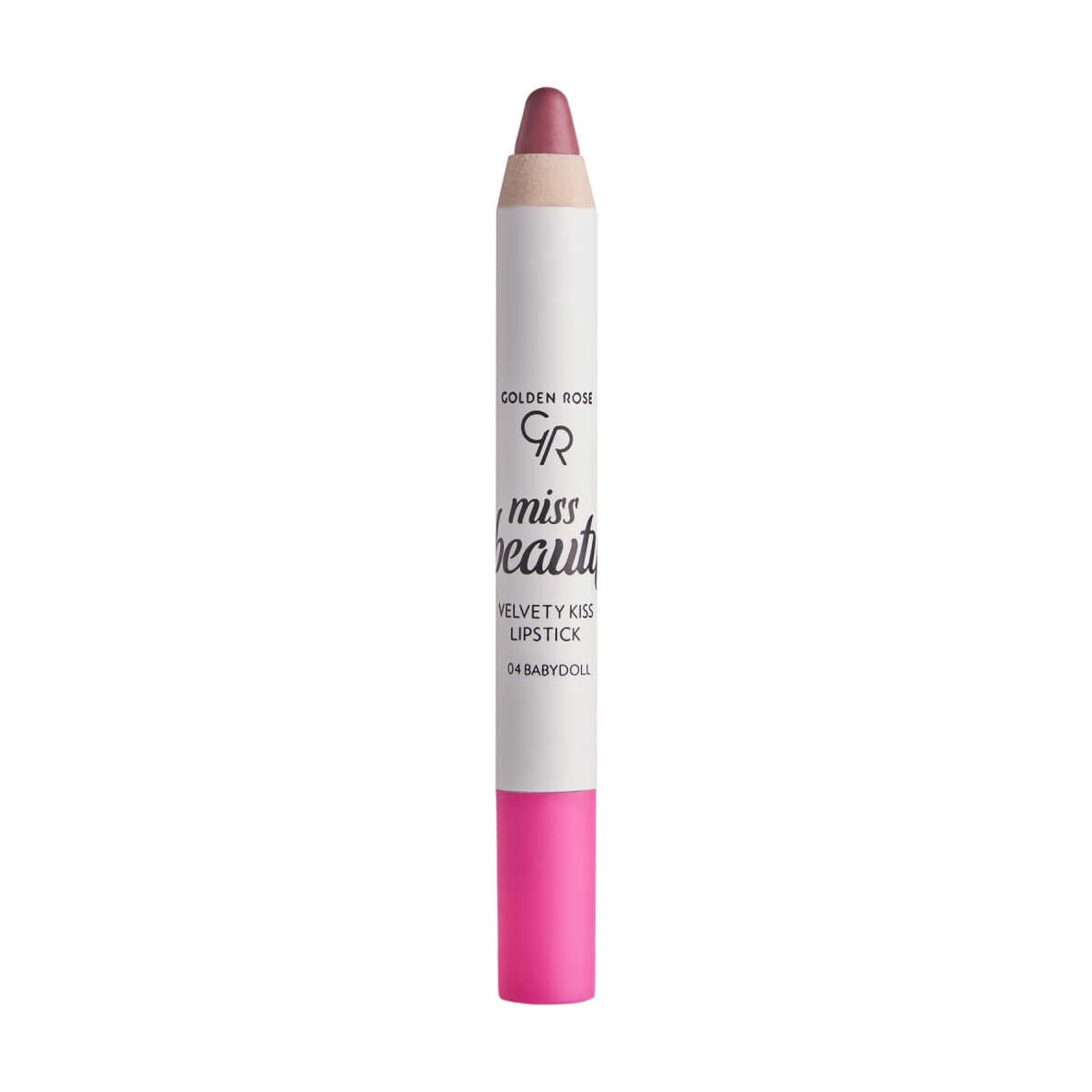 Помада-олівець для губ Golden Rose Miss Beauty Velvety Kiss Lipstick 04 Babydoll, 3.5 г