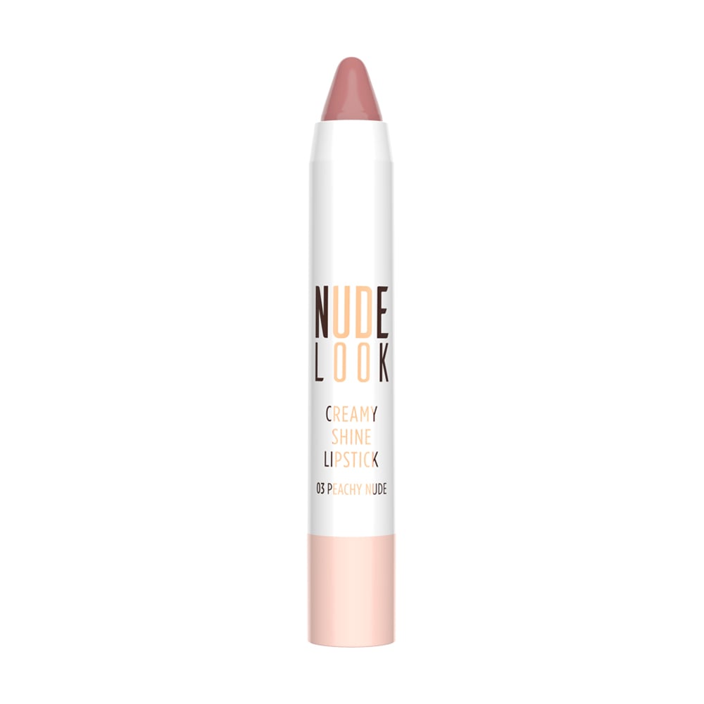 Помада-олівець для губ Golden Rose Nude Look Creamy Shine Lipstick 03 Peachy Nude, 3.5 г